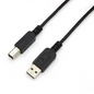 Mlink - USB 2.0 Type A to Type B Cable, Black - 1.8m (6')