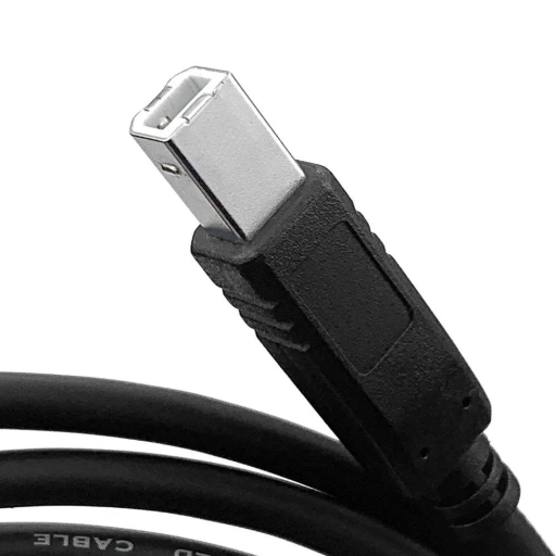 Mlink - USB 2.0 Type A to Type B Cable, Black - 7.5m (25')