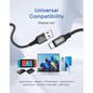 Mlink - USB-A to USB-C Braided Fast Charging Cable PD20W 5V/2.4A - 2m (6.6')