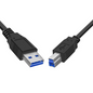 Mlink - USB 3.0 Type A to Type B Cable, Black - 4.5m (15')
