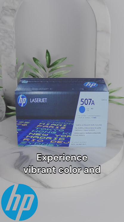 HP 507A Cyan LaserJet Toner Cartridge