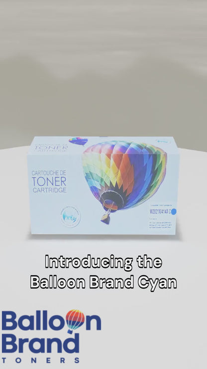 CTW2021X Balloon Brand (414X) Compatible Cyan Toner