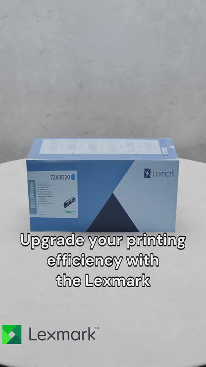 Lexmark CS/CX820, 827, CX825, 860, C6160, XC6152, 6153, 8155, 8160, 8163 Cyan 300K Developer Part no.: 72K0D20