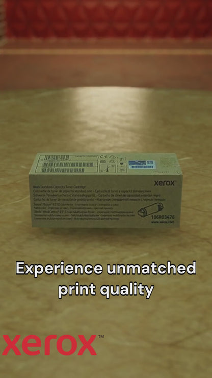 Genuine Xerox Standard Capacity Toner, Black Phaser 6510  6515