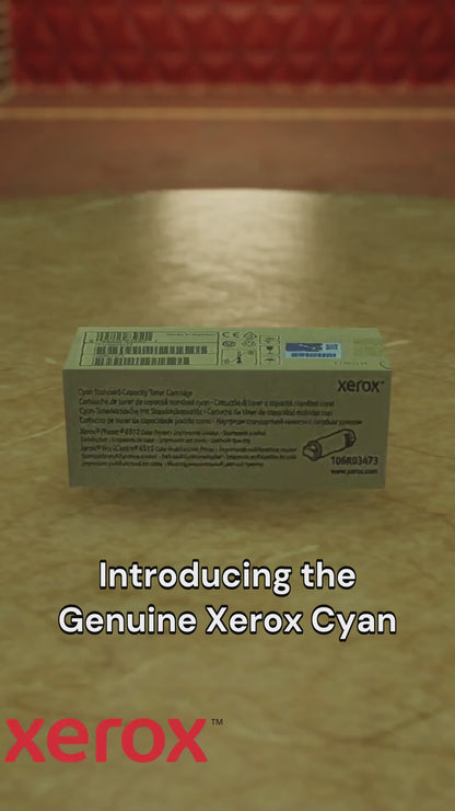 Genuine Xerox Standard Capacity Toner, Cyan Phaser 6510, 6515