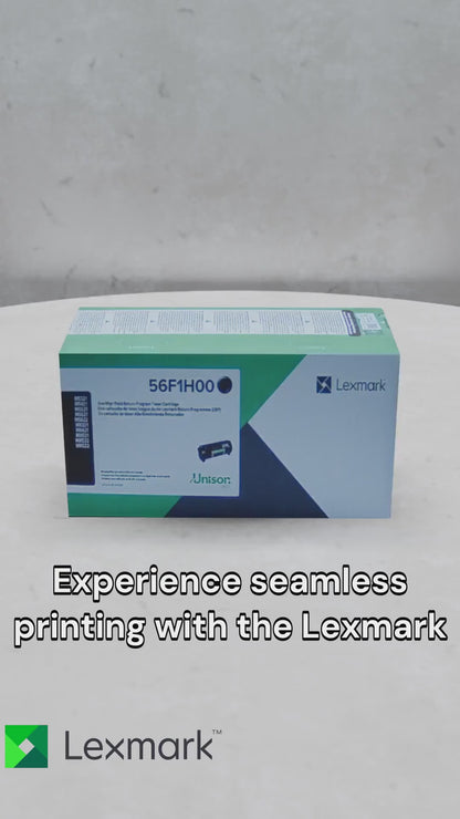 Lexmark MS/MX321, 421, 521, 622, MS621, MX522 Return Program 15K Toner Cartridge Part no.: 56F1H00