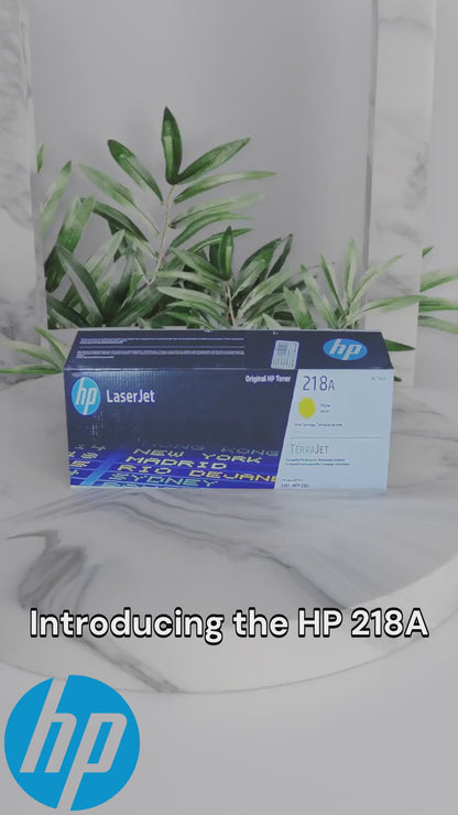 HP 218A Yellow Original LaserJet Toner Cartridge