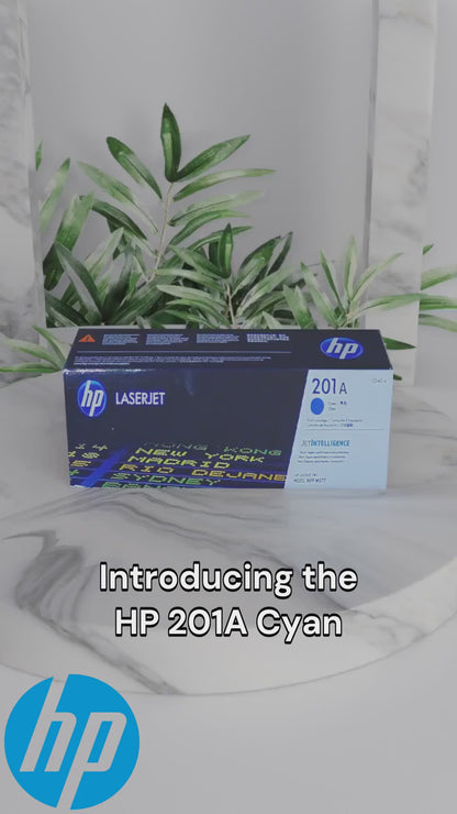 HP 201A Cyan LaserJet Toner Cartridge