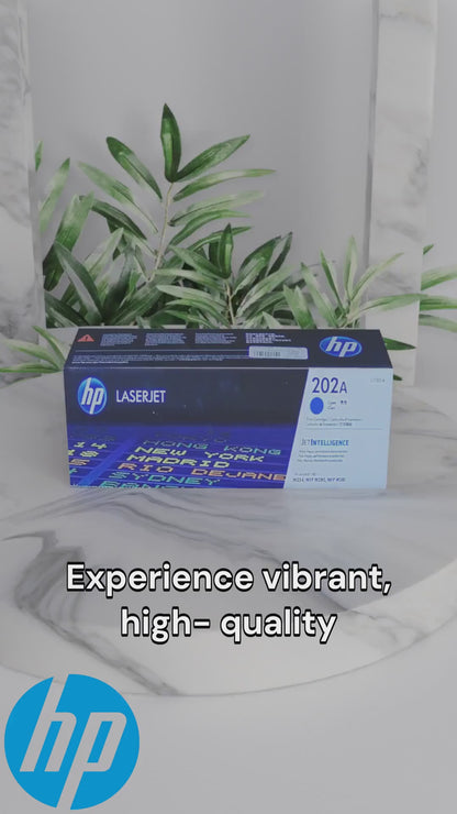HP 202A Cyan LaserJet Toner Cartridge