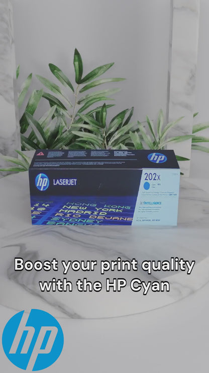 HP 202X Cyan LaserJet Toner Cartridge