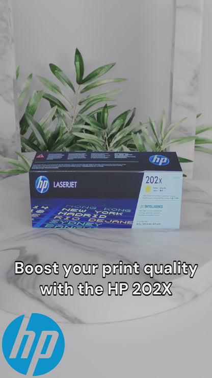 HP 202X Yellow LaserJet Toner Cartridge