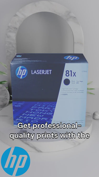 HP 81X Black LaserJet Toner Cartridge