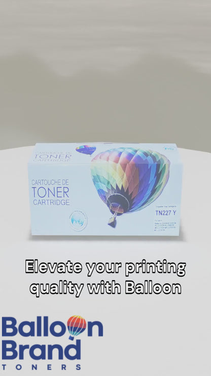 CTTN227Y COMPATIBLE TN227Y BROTHER YELLOW TONER