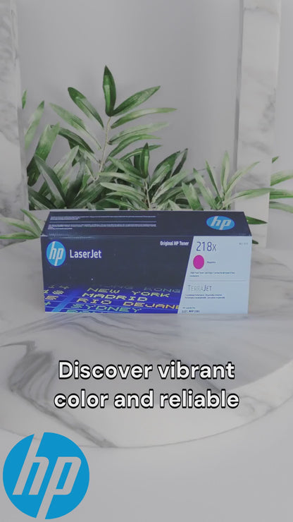 HP 218X High Yield Magenta Original LaserJet Toner Cartridge