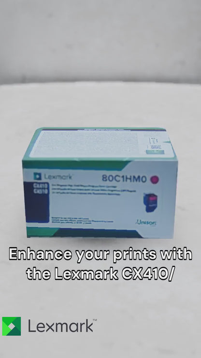 80C1HM0 Lexmark CX410,510 Magenta Return Program 3K Toner Cartridge