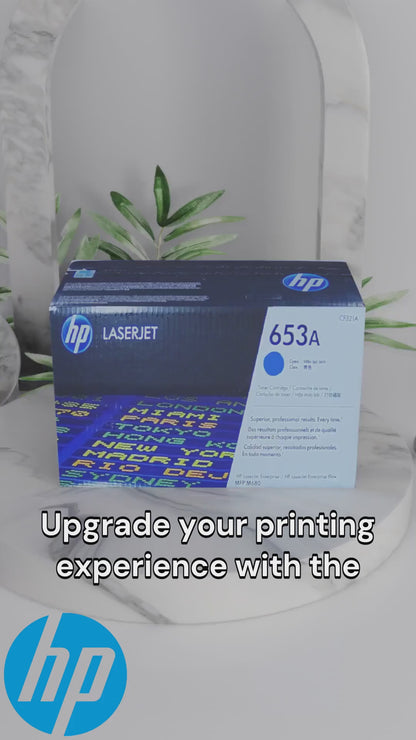 HP 653A Cyan LaserJet Toner Cartridge