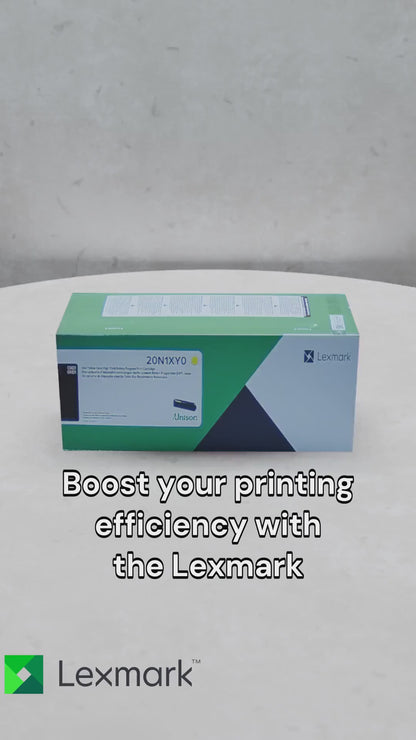 Lexmark CS/CX431 Yellow Return Programme 6.7K Print Cartridge Part no.: 20N1XY0