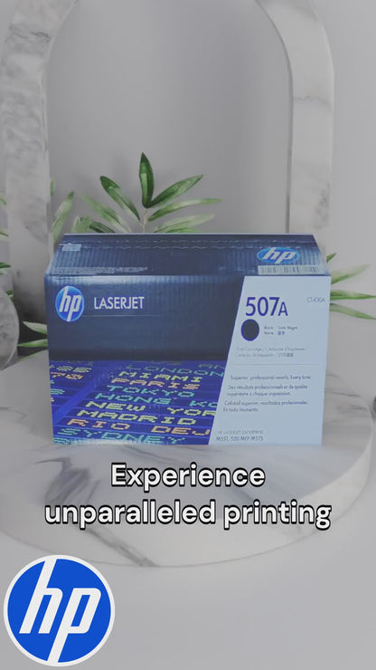HP 507A Black LaserJet Toner Cartridge