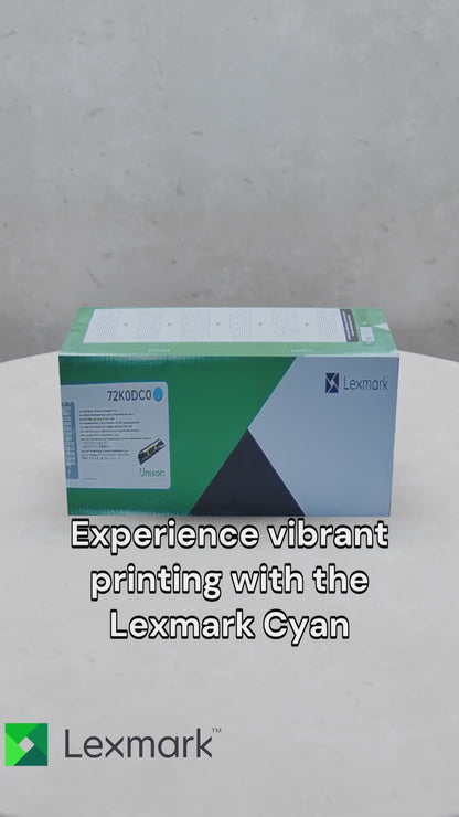 Lexmark CS/CX820, 827, CX825, 860, C6160, XC6152, 6153, 8155, 8160, 8163 Cyan Return Programme 300K Developer Part no.: 72K0DC0