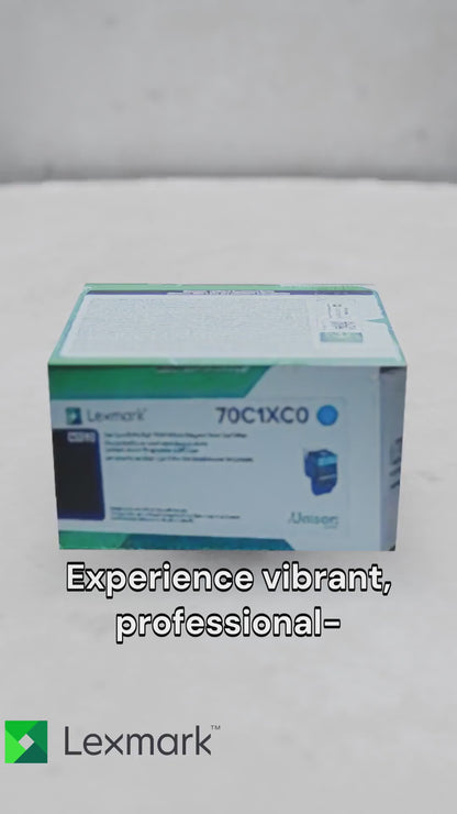 Lexmark CS/CX510 Cyan Return Programme 4K Toner Cartridge Part no.: 70C1XC0