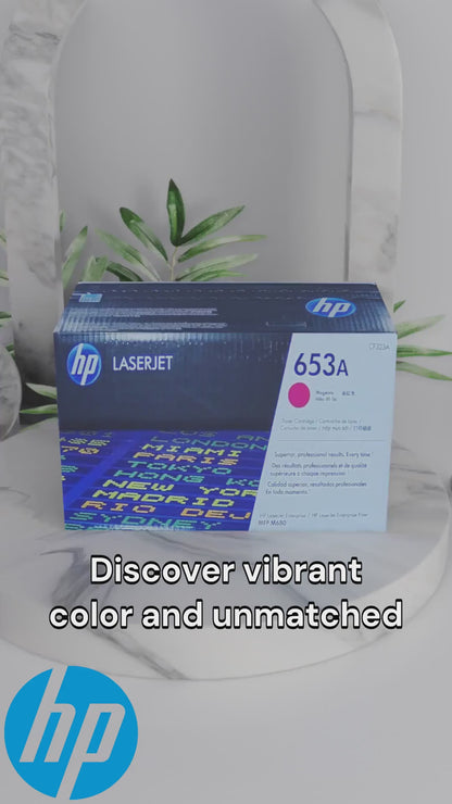 HP 653A Magenta LaserJet Toner Cartridge