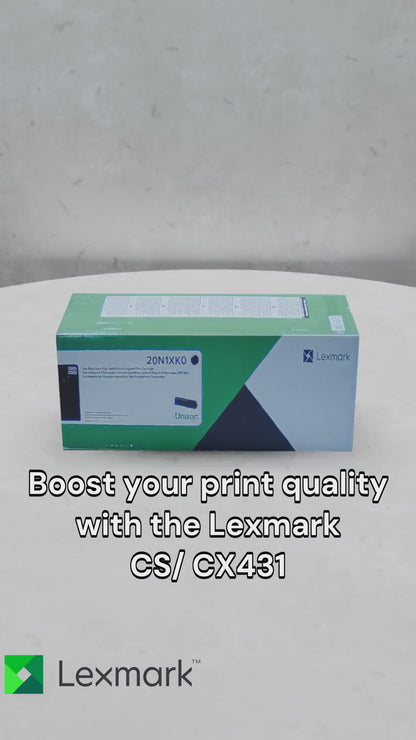Lexmark 20N1XK0 CS/CX431 Black Return Programme 6K Print Cartridge