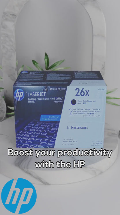 HP 26X Black 2-pack LJ Toner Cartridge