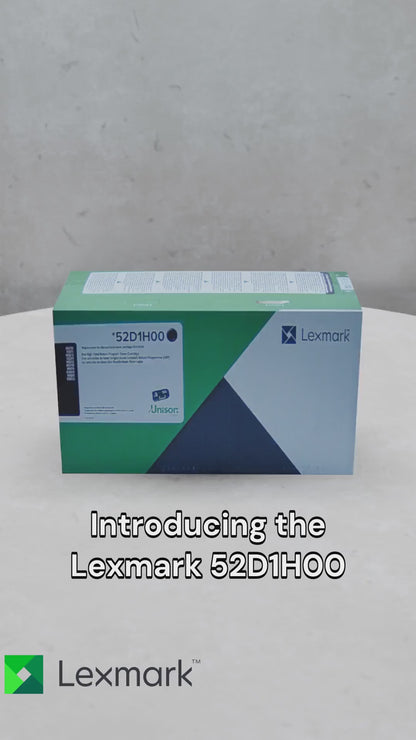 Lexmark MS/MX710, 711, 810, 811, 812 Return Programme 25K Toner Cartridge Part no.: 52D1H00