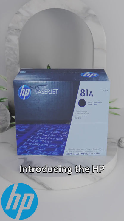 HP 81A Black LaserJet Toner Cartridge